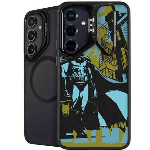 DC Comics Batman Poster Abstract Galaxy S25 Kickstand Case